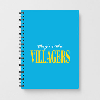 They're The Villagers Blue Notebook
