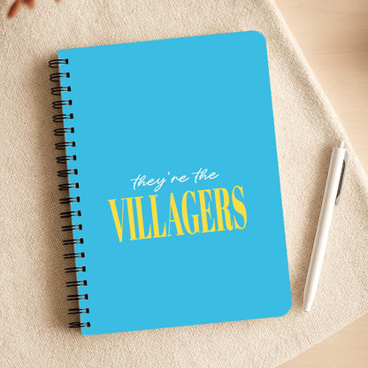 They're The Villagers Blue Notepad