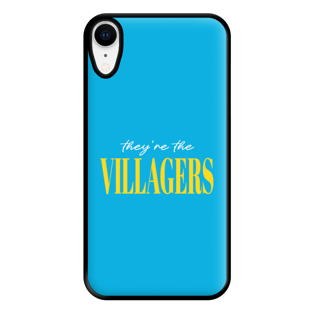 They're The Villagers Blue Phone Case for iPhone XR
