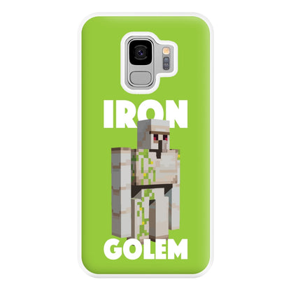 Iron Golem Phone Case for Galaxy S9 Plus