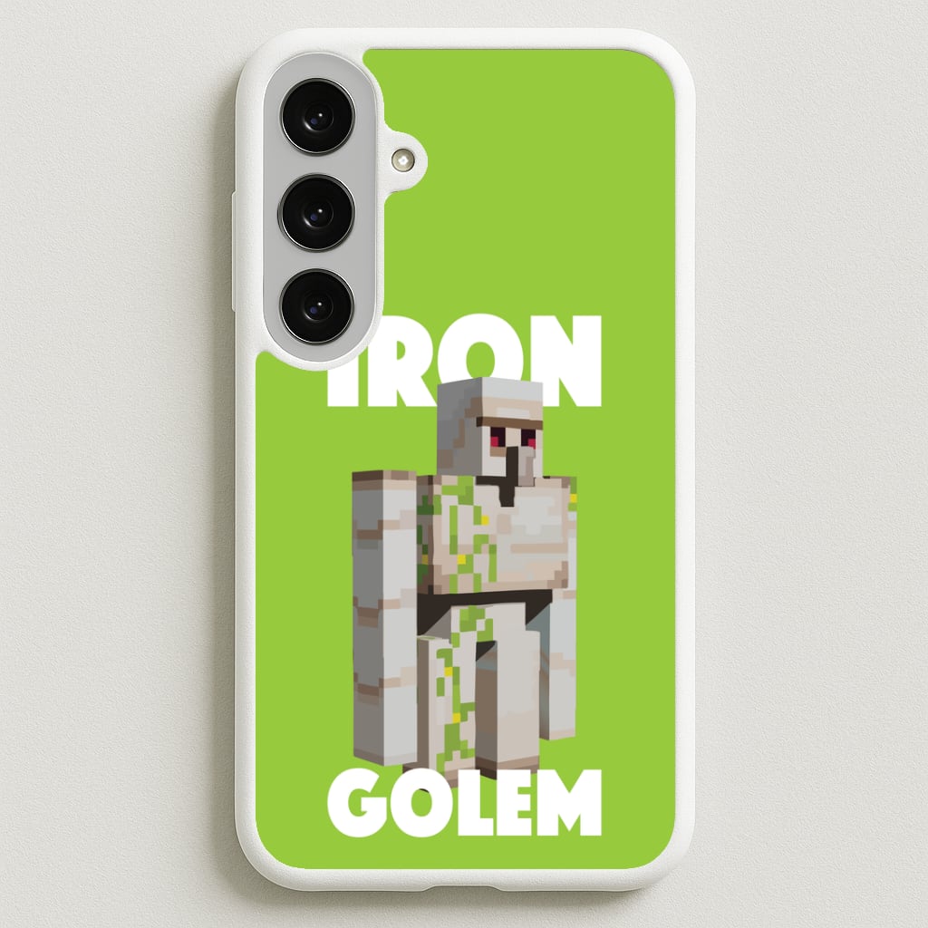 Iron Golem Phone Case for Galaxy S25FE