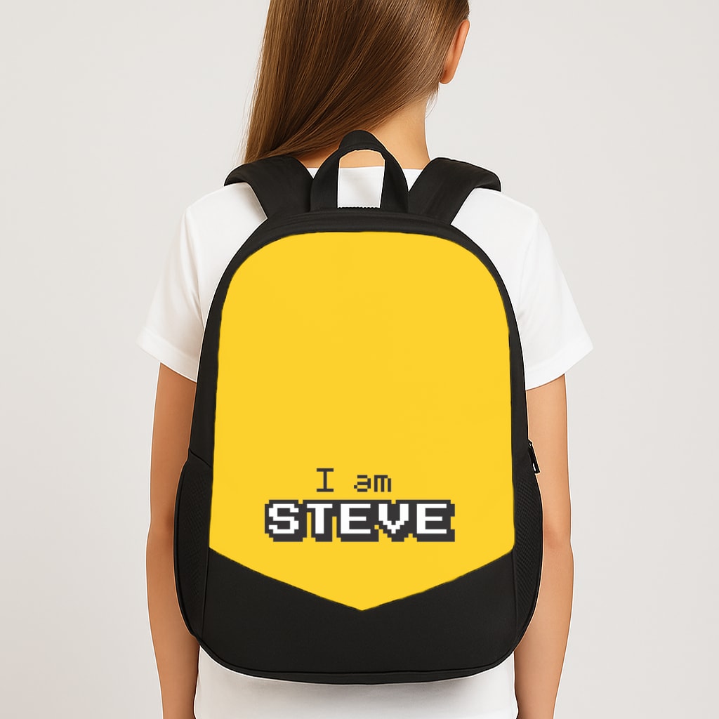 I Am Steve Large School Bag