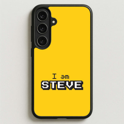 I Am Steve Phone Case for Galaxy S25FE