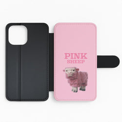 Pink Sheep Flip Phone Case