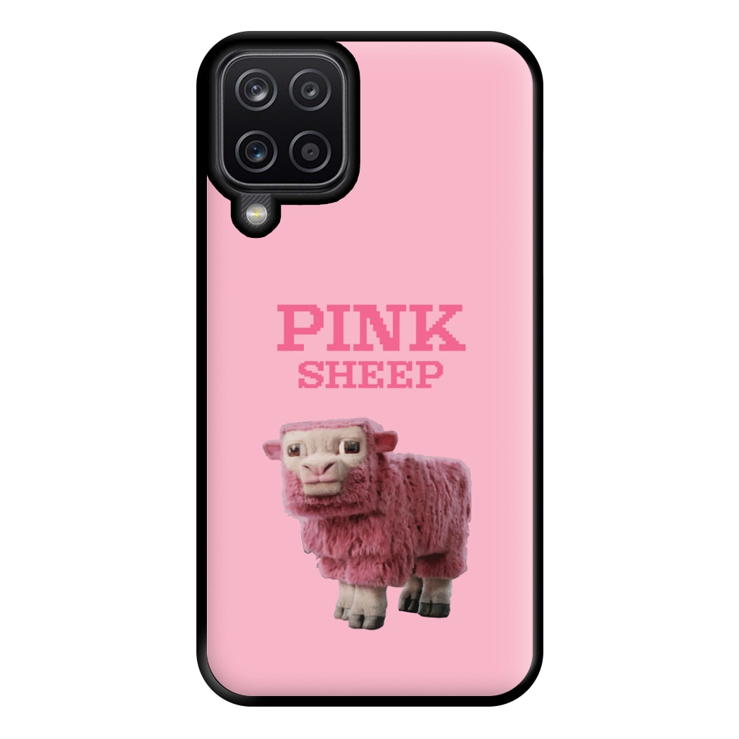 Pink Sheep Phone Case for Galaxy A12