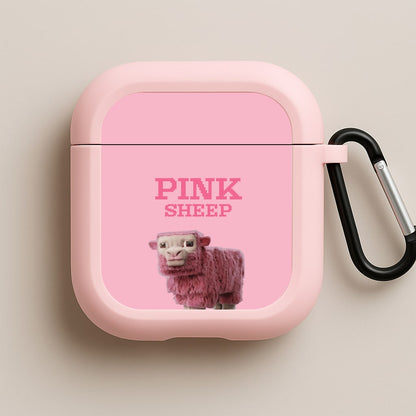 Pink Sheep Pink AirPods Case