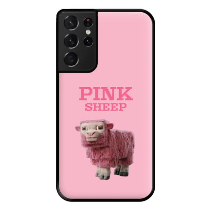 Pink Sheep Phone Case for Galaxy S21 Ultra