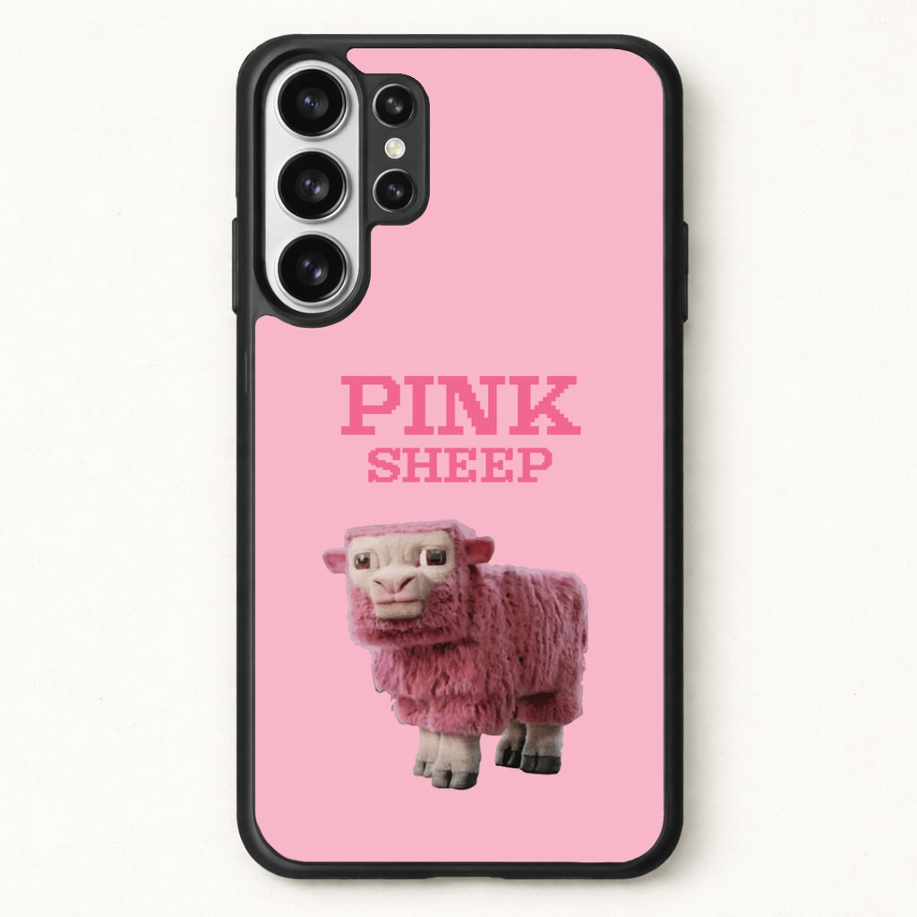 Pink Sheep Phone Case for Galaxy S26 Ultra