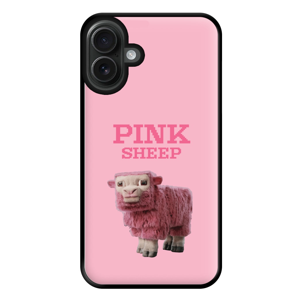 Pink Sheep Phone Case for iPhone 16 Plus