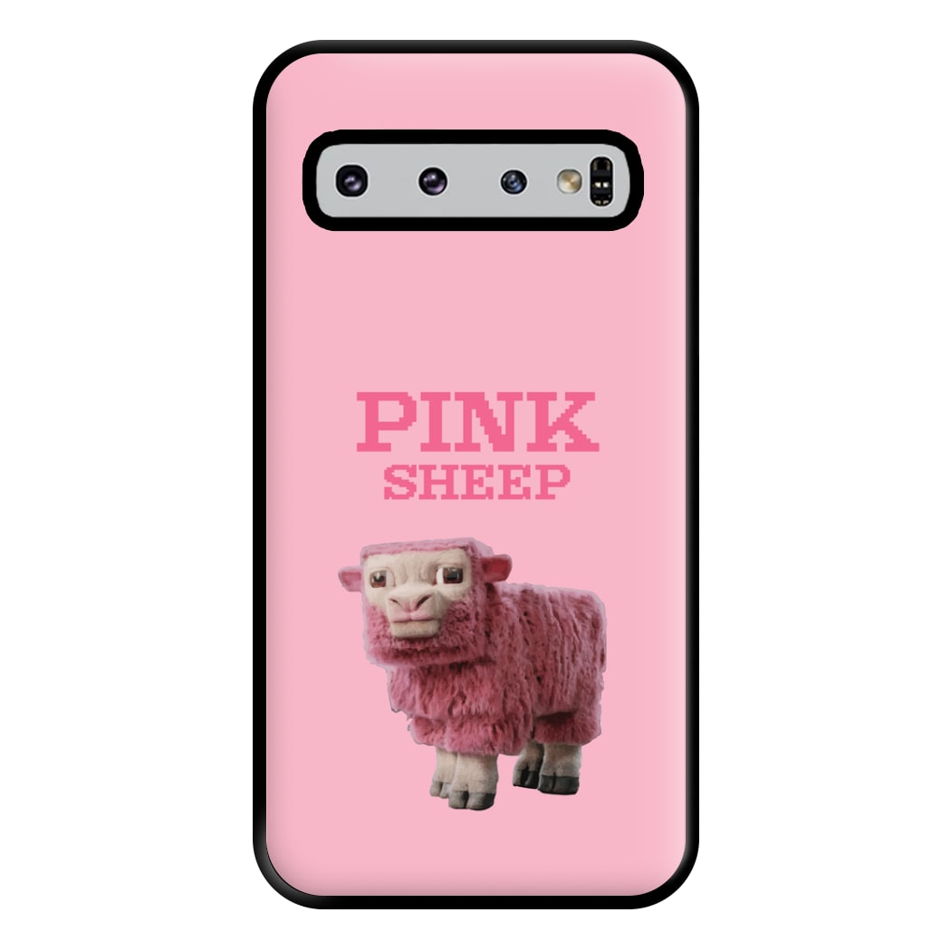 Pink Sheep Phone Case for Galaxy S10 Plus