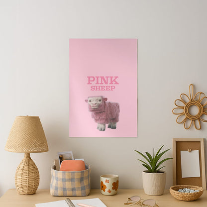 Pink Sheep Art Print