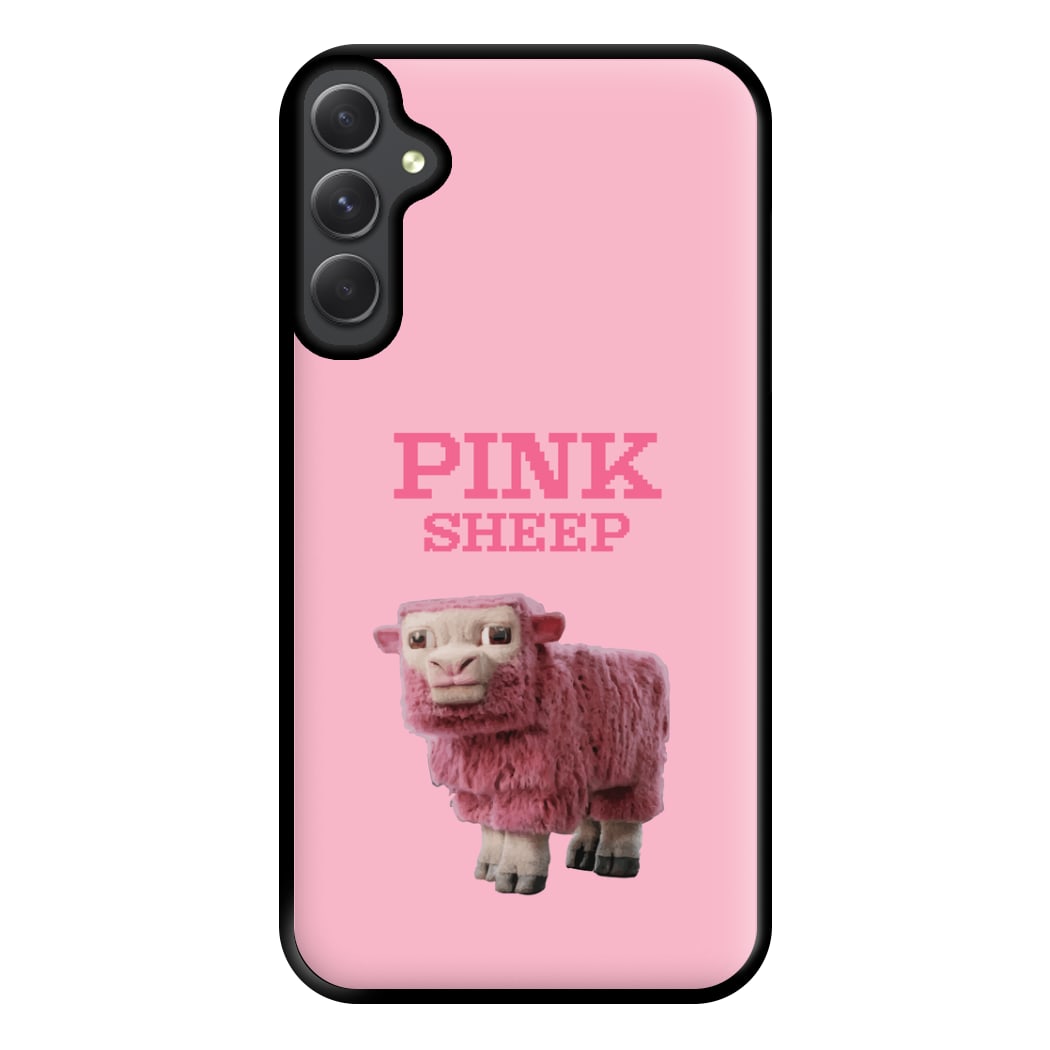 Pink Sheep Phone Case for Galaxy A34