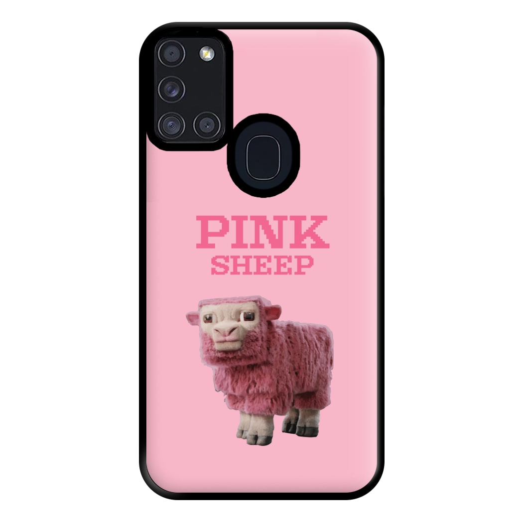 Pink Sheep Phone Case for Galaxy A21s