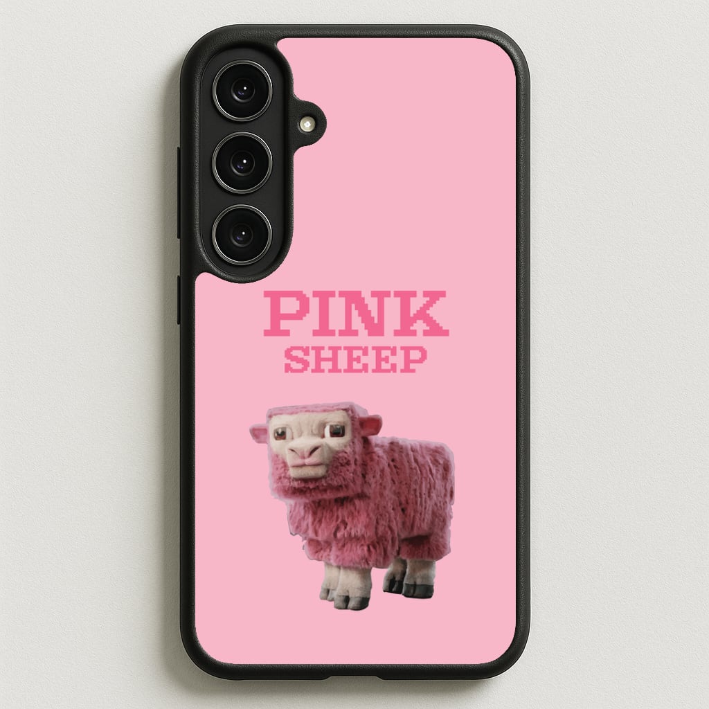 Pink Sheep Phone Case for Galaxy S25FE
