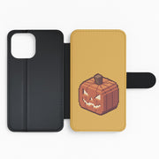 Mining Pumpkin Wallet Phone Case 2