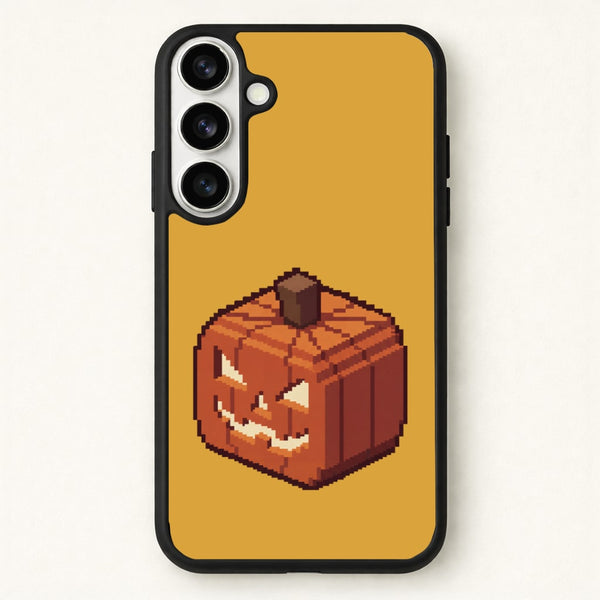 Minecraft Pumpkin Phone Case - Galaxy S26 / Standard