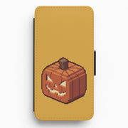 Mining Pumpkin Wallet Phone Case 1