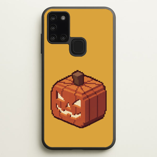 Minecraft Pumpkin Phone Case - Galaxy A21s / Standard
