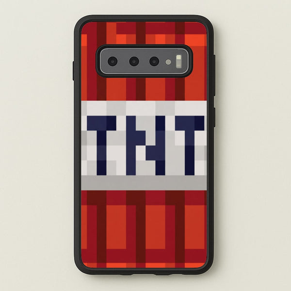 Minecraft TNT Phone Case - Galaxy S10 / Standard