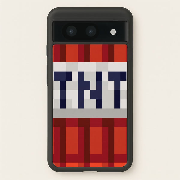 Minecraft TNT Phone Case - Google Pixel 8a / Standard