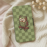 Mining Owl Wallet Phone Case 5