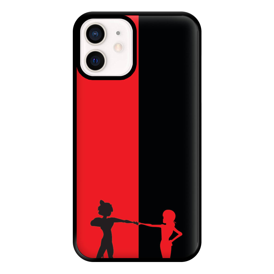 Red And Black Phone Case for iPhone 13 Mini