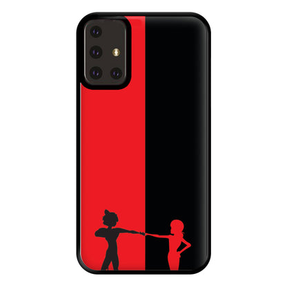 Red And Black Phone Case for Galaxy A71