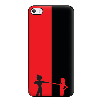 Red And Black Phone Case for iPhone 5 / 5s / SE 2016