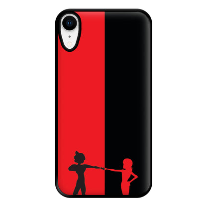 Red And Black Phone Case for iPhone XR