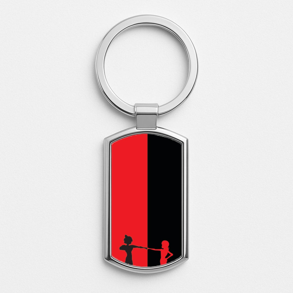 Red And Black Luxury Keyring