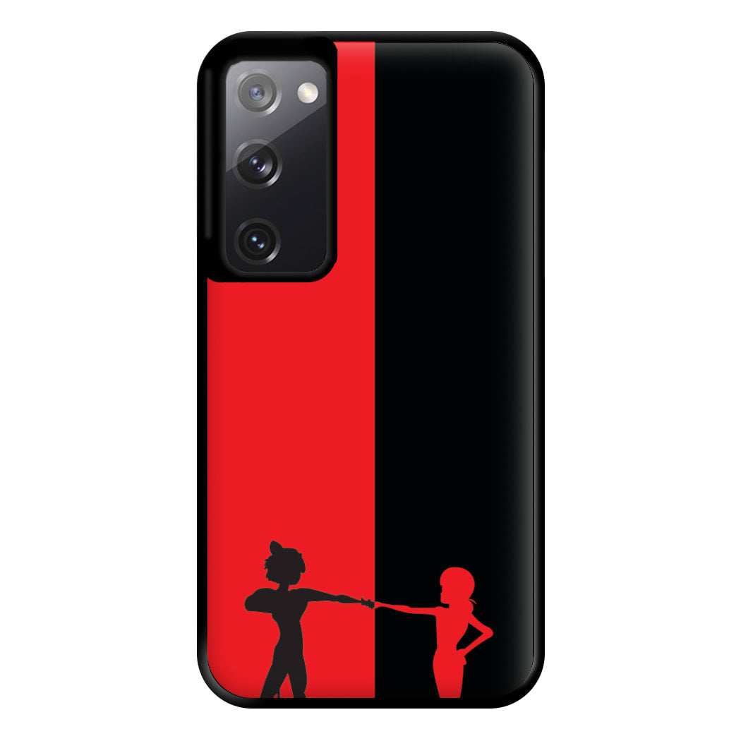 Red And Black Phone Case for Galaxy S20FE