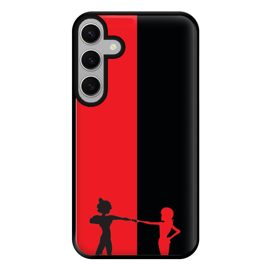 Red And Black Phone Case for Galaxy S24FE