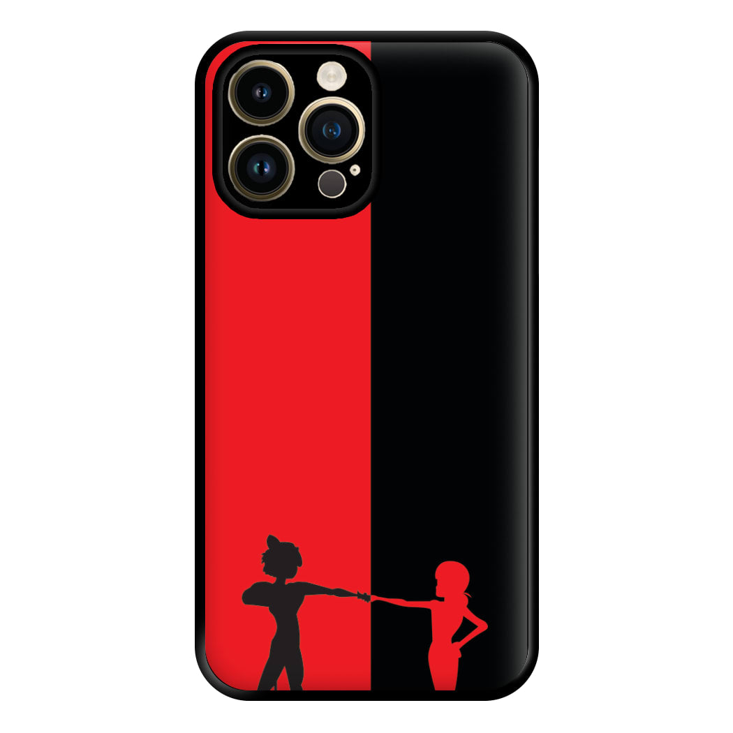 Red And Black Phone Case for iPhone 14 Pro Max