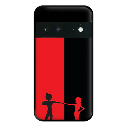 Red And Black Phone Case for Google Pixel 6a