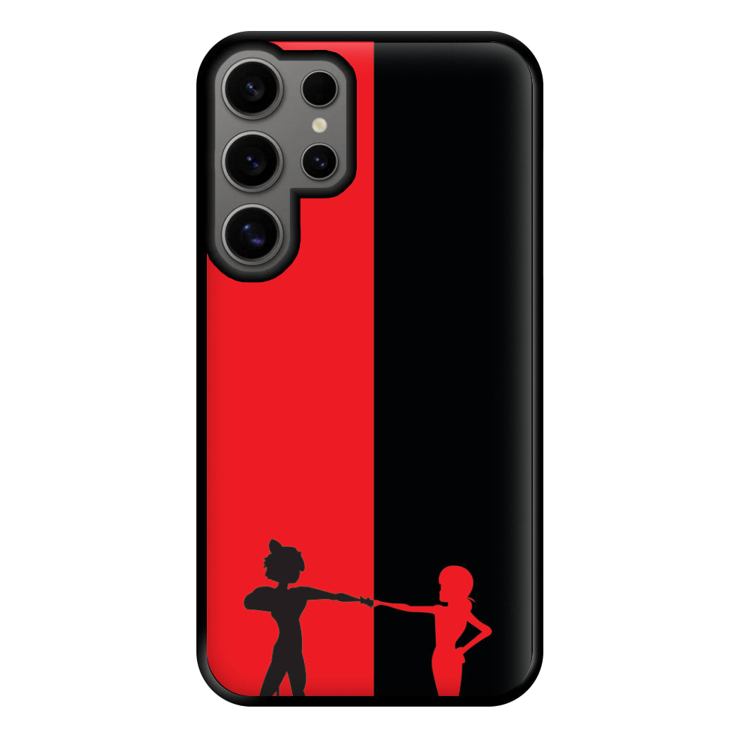 Red And Black Phone Case for Galaxy S24 Ultra