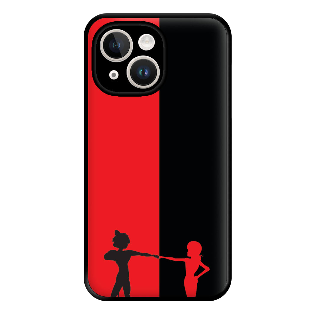 Red And Black Phone Case for iPhone 14 Plus