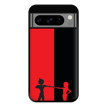 Red And Black Phone Case for Google Pixel 8 Pro