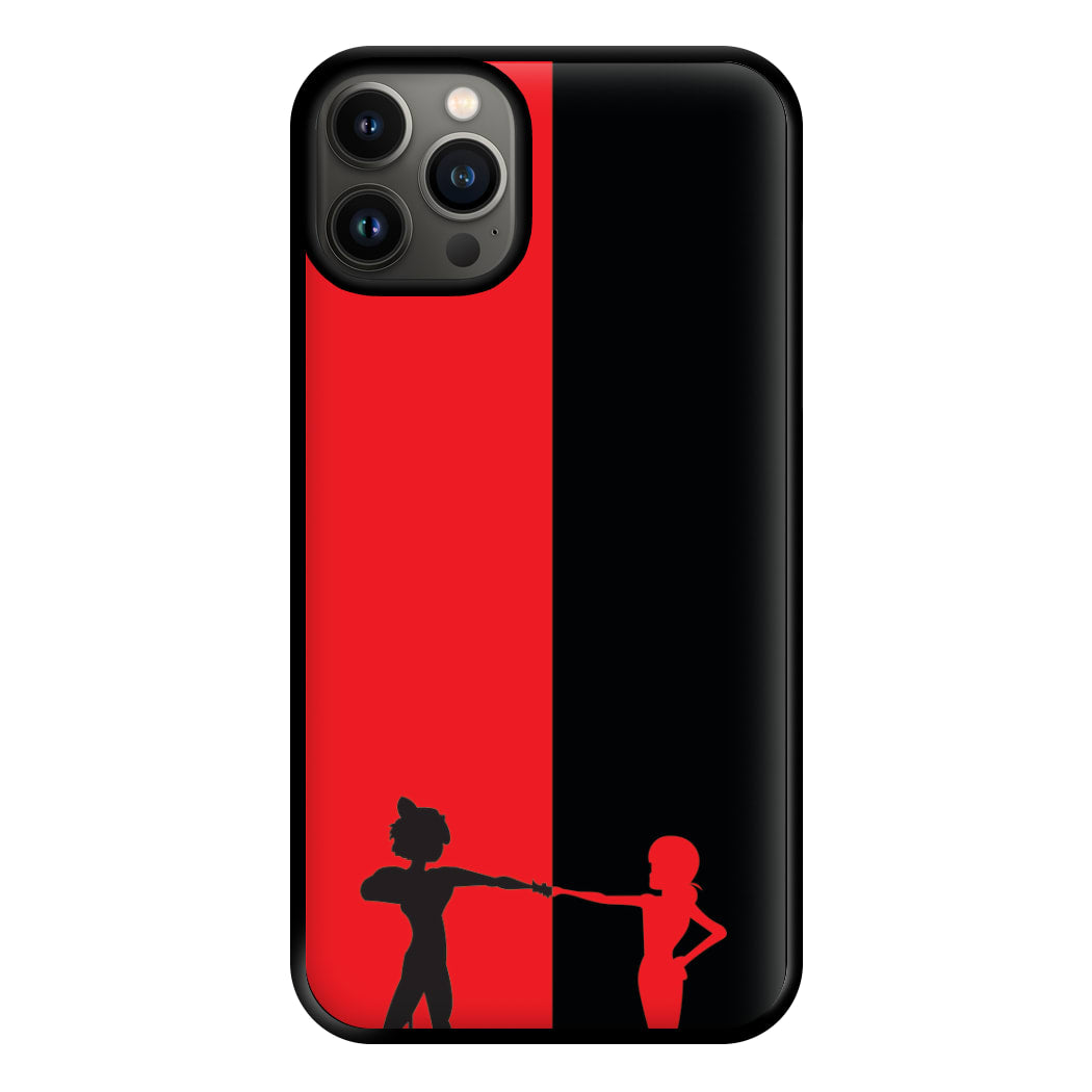 Red And Black Phone Case for iPhone 13