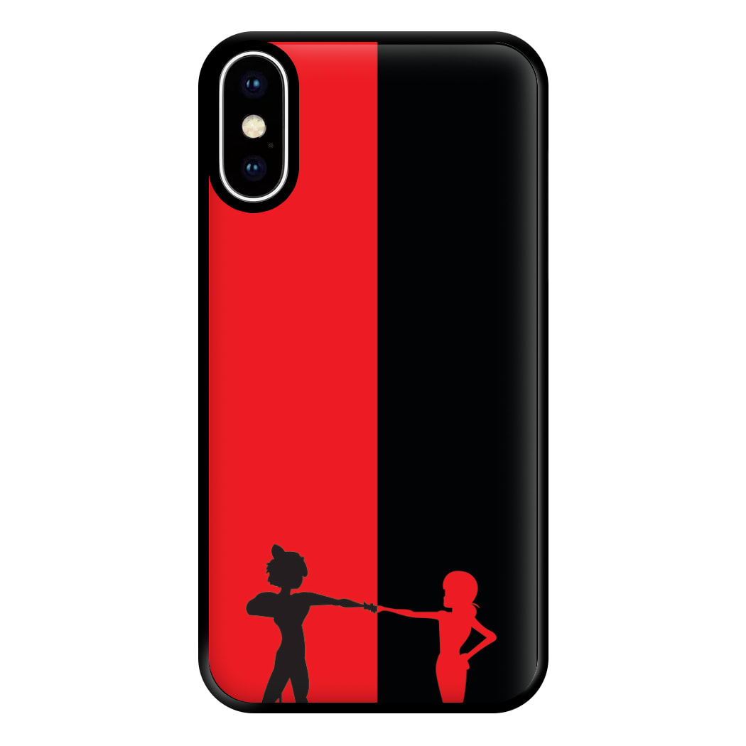 Red And Black Phone Case for iPhone XS Max