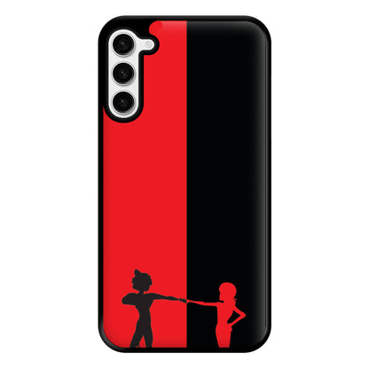 Red And Black Phone Case for Galaxy S23 Plus