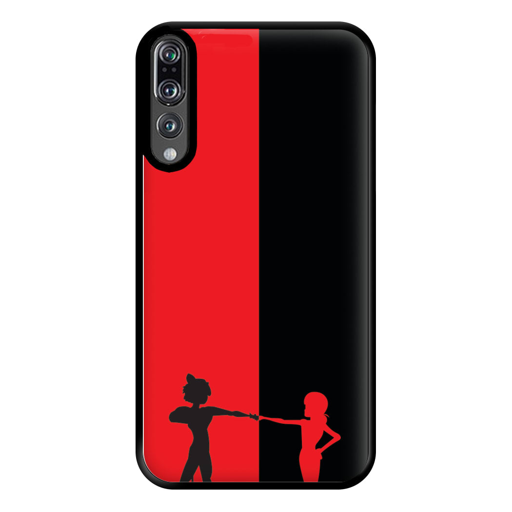 Red And Black Phone Case for Huawei P20 Pro