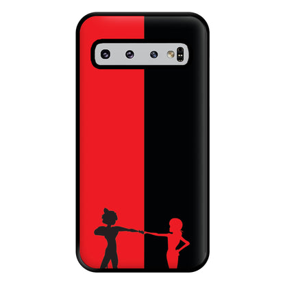 Red And Black Phone Case for Galaxy S10 Plus