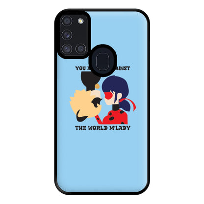 You And Me Against The World M'lady Phone Case for Galaxy A21s