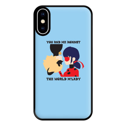 You And Me Against The World M'lady Phone Case for iPhone XS Max