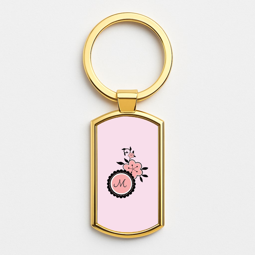 Marinette Gold Keyring