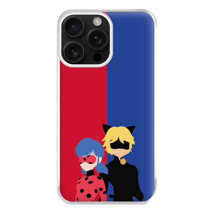 Red And Blue Phone Case for iPhone 16 Pro Max