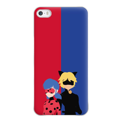 Red And Blue Phone Case for iPhone 5 / 5s / SE 2016