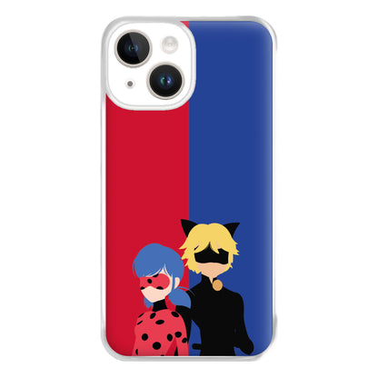 Red And Blue Phone Case for iPhone 14