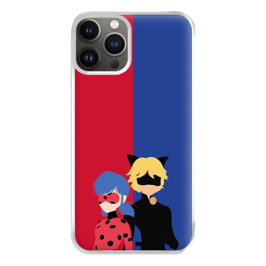 Red And Blue Phone Case for iPhone 13 Pro Max