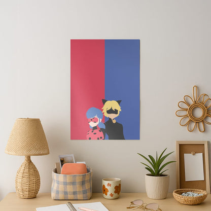 Red And Blue Art Print